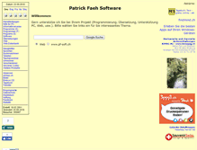 Tablet Screenshot of pf-soft.ch